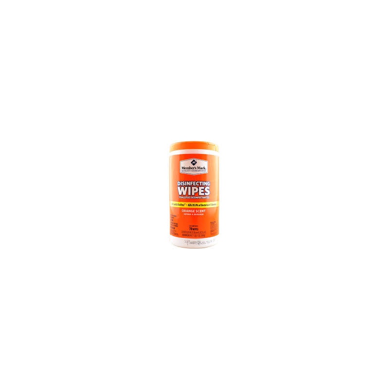Member's Mark Disinfecting Wipes Orange DESINFITSEERIVAD SALVRÄTID 75tk